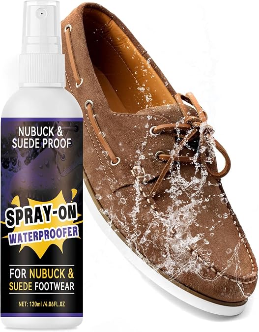 Shoe Protector Spray, Shoe Waterproof Spray, Waterproof & Stain Repellent for Sneaker, Boot, Suede, Canva & Fabric