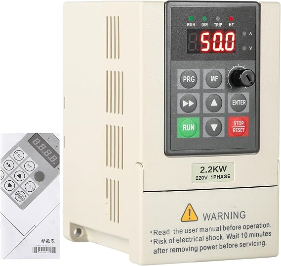 VFD Frequency Converter 2.2 kW 220 V 1-Phase Input 1-Phase Output Frequency Converter Speed Controller 220 V Motor VFD Inverter