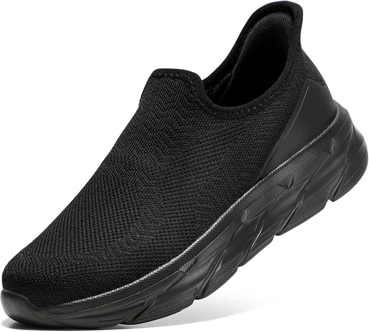 STQ Slip on Walking Shoes Womens Comfortable Tennis Breathable Athletic Gym Workout Slip on Sneakers for Plantar Fasciitis