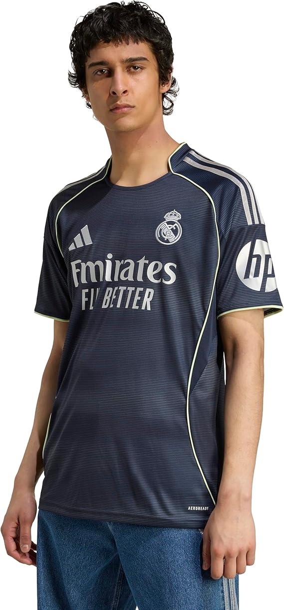 adidas 2025-26 Real Madrid Men's Stadium Away Soccer Jersey