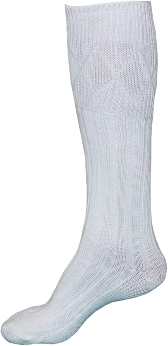 Men's Kilt Socks Scottish Highland Kilt Hose Socks - Natural Kilt Socks