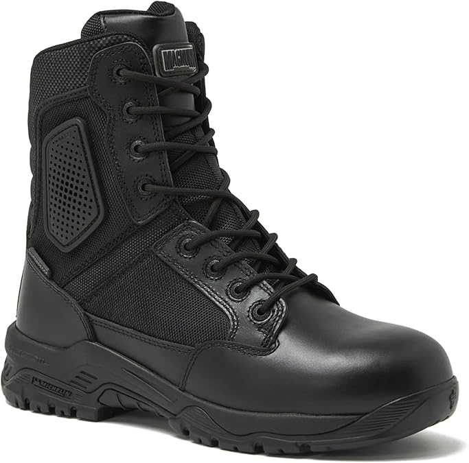 Magnum - Strike Force 8" SZ Black Tactical Boots, Slip Resistant