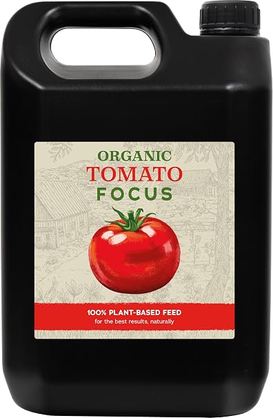 Organic Tomato Focus Fertiliser with Seaweed Extract, 5 Litre, Makes 200L