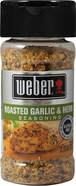 Weber Roasted Garlic & Herb Seasoning, 2.75 oz