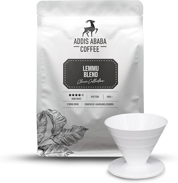 Addis Ababa Coffee - Lemmu Blend Coffee 1000 gr + V60