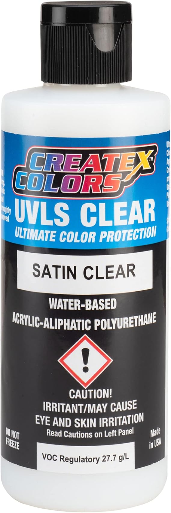 Createx Airbrush Paint UVLS Satin Clear, 4 Oz (4051-04)