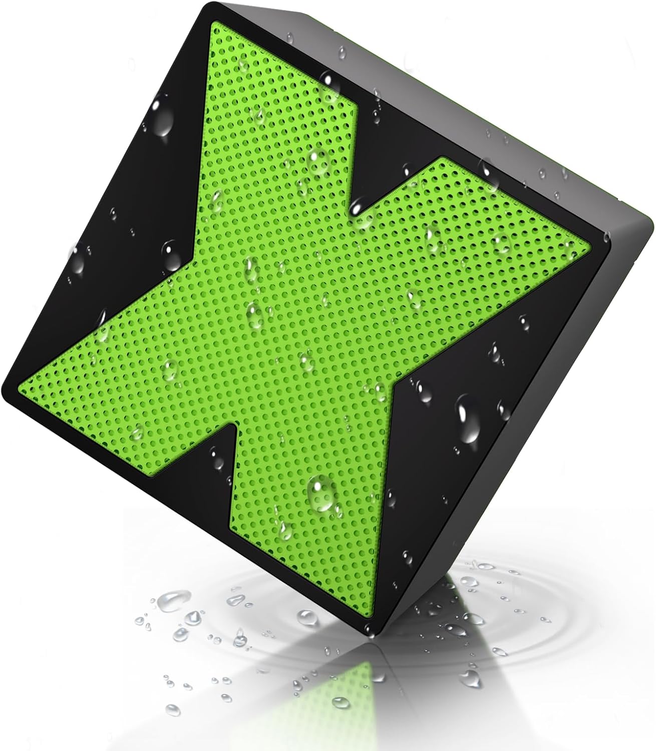 Portable Bluetooth Speaker, 360°Surround Sound Quality Mini Wireless Bluetooth Speakers, TWS Pairing, Latest BT 5.4, Palm Size, Suitable for IndoorOutdoor, Gift Idea-BlackGreen