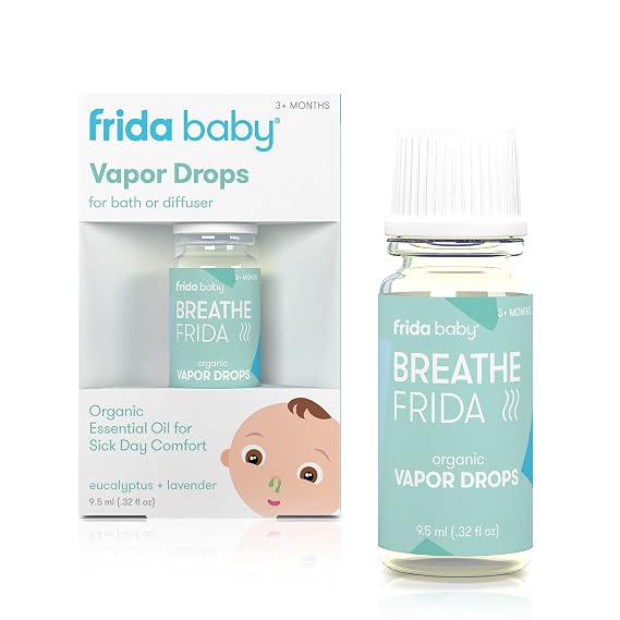 Frida Baby | Eucalyptus & Lavender Essential Oil for Bath or Diffuser| Ideal for Children and Adults| 1 pc 10ml, 10ml, 1