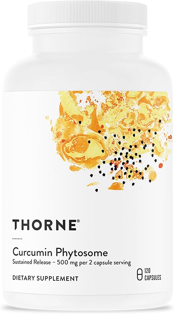 THORNE Curcumin Phytosome, 500 mg Sustained Release Curcumin, 120 Capsules