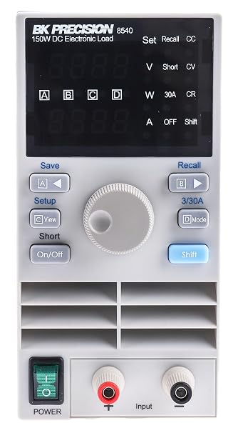 B&K Precision 8540 Compact DC Electronic Load, 150W, 30A, 60V