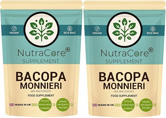 Bacopa Monnieri 5000mg | Bacopa Capsules | 180 Vegan Caps | UK