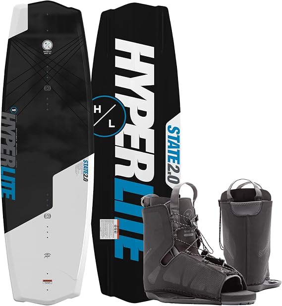 Hyperlite State 2.0 Wakeboard Package w/Frequency Bindings