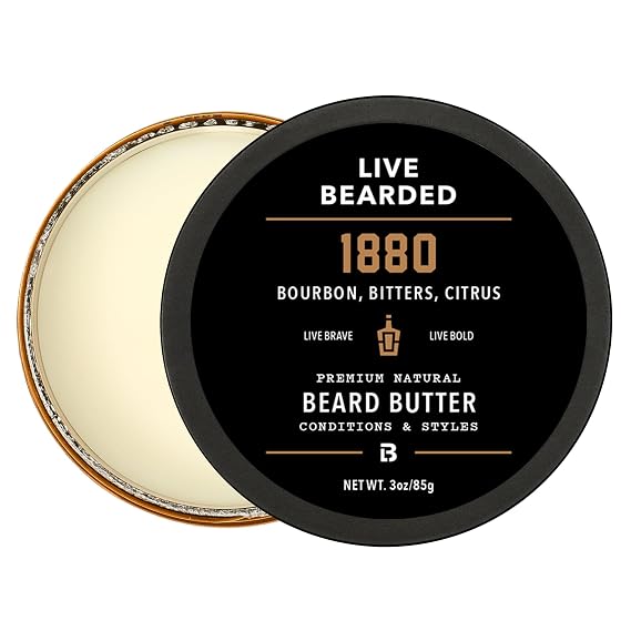 Live Bearded Beard Butter, 1880, Bourbon, Bitters, Citrus, 3 fl oz