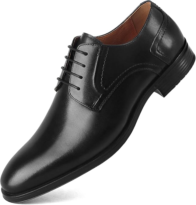 RITIZEN Oxford Dress Shoes for Men,Leather Slip-On Lace-Up,Wedding and Business