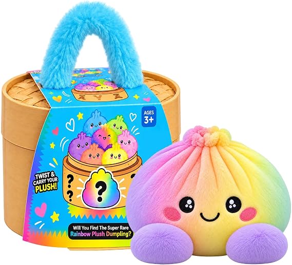 Big Mystery Dumpling, Cute Plush Stuffed Steamed Bun Squishies