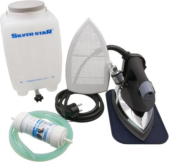 Gravity- Feed Steam Iron ~ Silver star ES-300