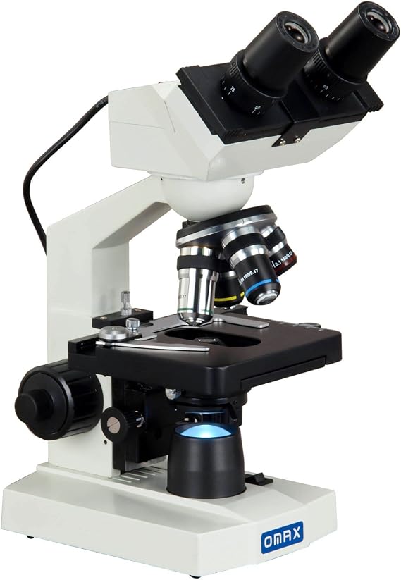 OMAX MD82EE10 400X Binocular Compound Built-in 1.3MP Digital Microscope