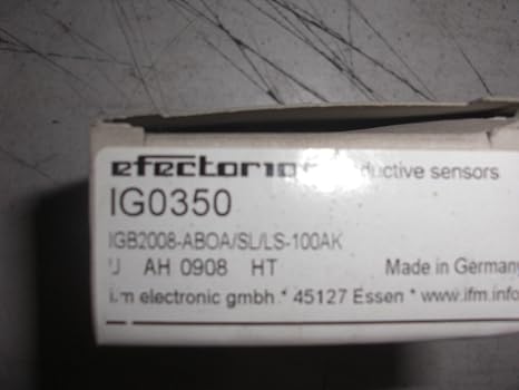 Ifm Igb2008-aboa/sl/ls-100ak/rt-ig0350 For Use In Harsh Industrial Environments, Inductive Sensor, Robust Metal Housing, Stage Two-wire Technology, Wide Operating Temperature Range, With Combined Ac/d
