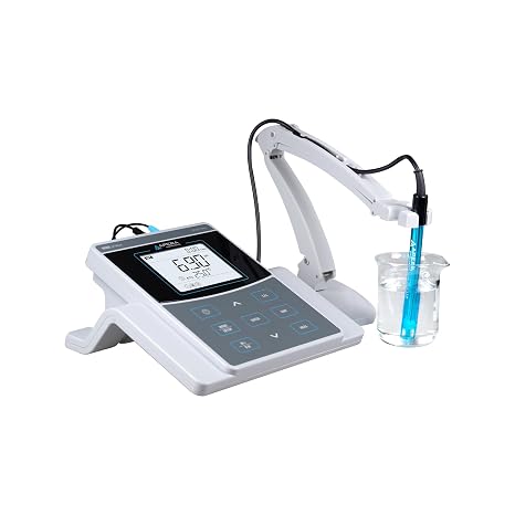 Apera Instruments AI521 PH800 Laboratory Benchtop pH Meter Kit, 0.01 pH Accuracy, GLP Data Management (USB Output), BNC Connector