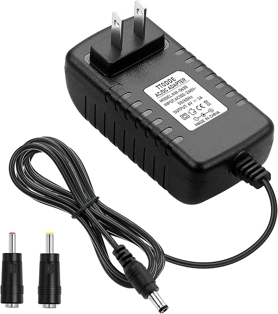 Universal 6V 3A Power Supply Adapter 6V DC Power Cord 18W