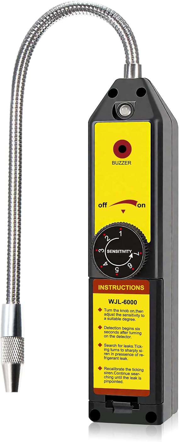 Portable Refrigerant Leak Sniffer Freon Leak Detector for HVAC