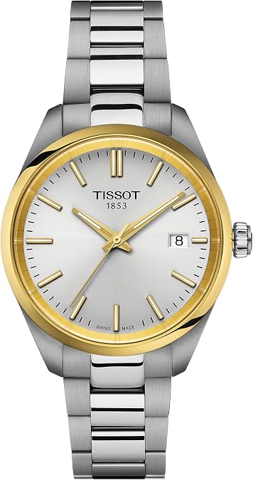 Tissot PR 100, Swiss Quartz, 34mm, Silver Dial, Unisex Watch