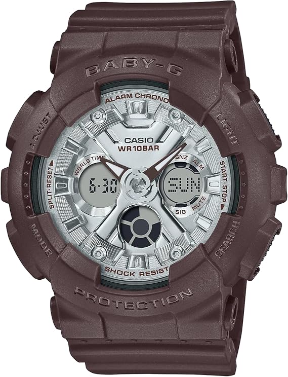 G-Shock Casio BA-130SW-5ADR Wristwatch, Coffee, Standard