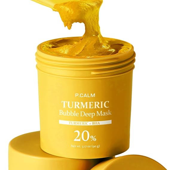 P.CALM Turmeric Bubble Deep Mask, 90g / 3.17 oz