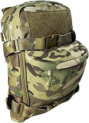 Tactical MOLLE Hydration Pack for 2L Hydration Water Bladder 500D Lightweight Nylon Hydration Pack for Hiking Running Biking and Climbing