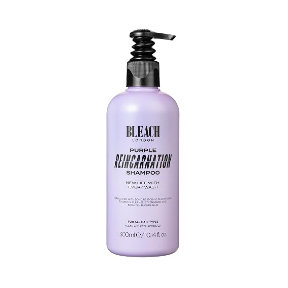 Bleach London Reincarnation Purple Shampoo Colour Correcting 10.14 fl oz