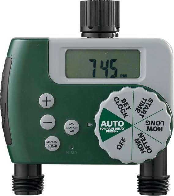 Orbit Programmable Digital Hose Watering Timer, 2 Outlet - 58910