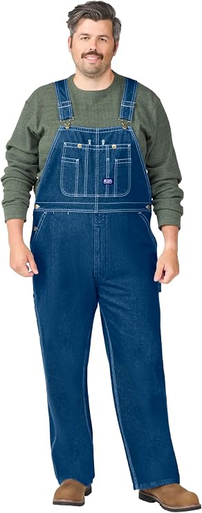 Big Smith Men's Stonewashed Bib Overall