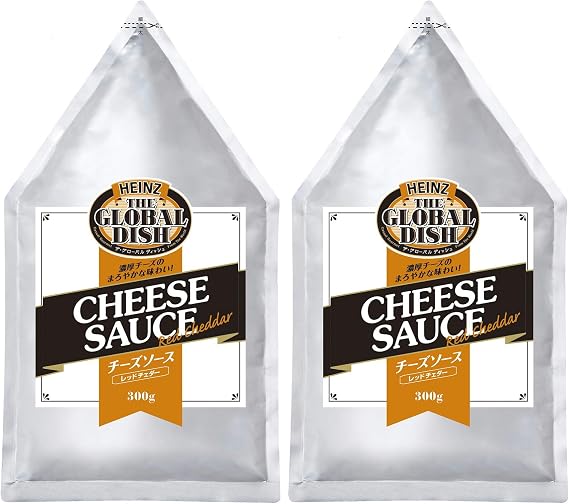 Bulk Buy HEINZ Cheese Sauce Red Cheddar 300g x 2-Piece Set