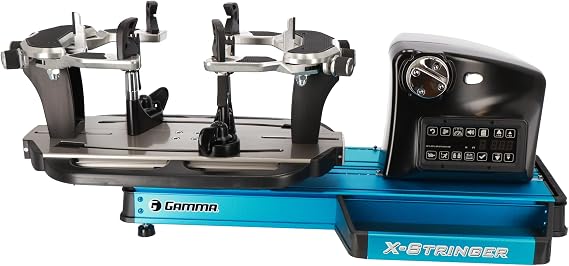 Gamma Sports Stringing Machines, X-ELS 6PT, X Series Tennis Stringing Machine, 360 Degree Roundtable, Secure, Racquetball, Badminton Stringing, Squash, Stringing Tools Included