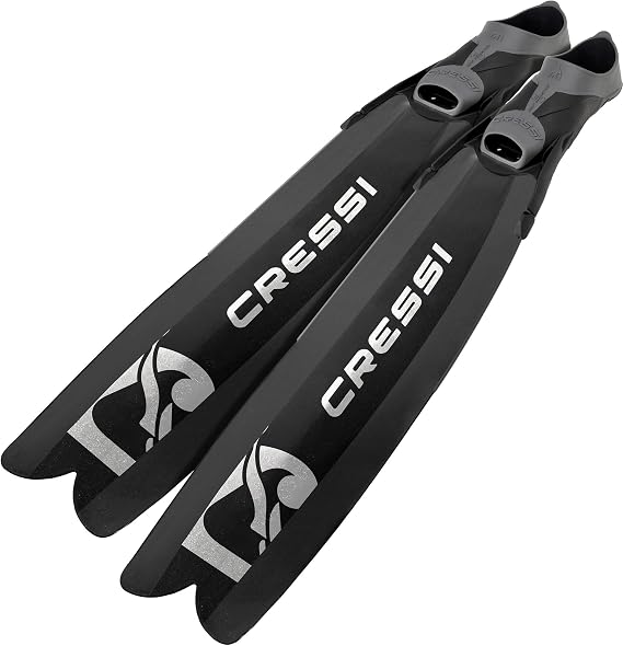 Cressi since 1946 - Gara Turbo Boost Fins - Innovative Long Fin with Closed Heel Ideal for Intermediate to Advanced Free Diving, Apnea and Spearfishing