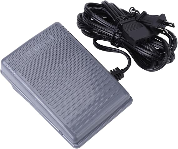 Foot Control Controller Pedal and Power Cord for Machines, Variable Speed Control Sewing Machine Parts Accessories (US plug 110-240v)