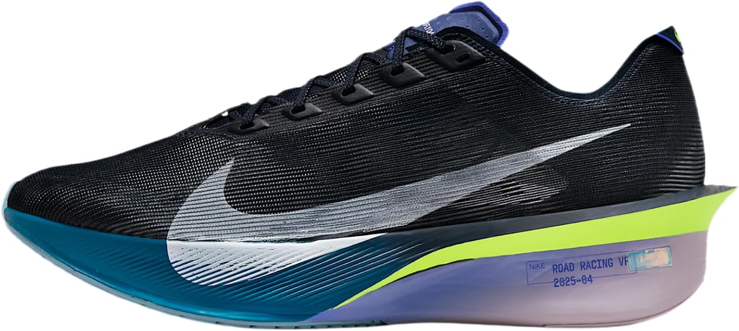 Nike Vaporfly 4 Men's Road Racing Shoes (Obsidian/Persian Violet/Green Abyss/White)