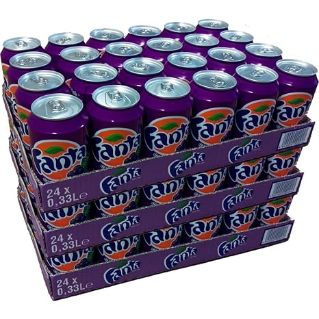 Fanta Cassis 72 x 0.33 L Tin XXL Package