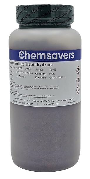 Cobalt Sulfate Heptahydrate, 98+%, 500g