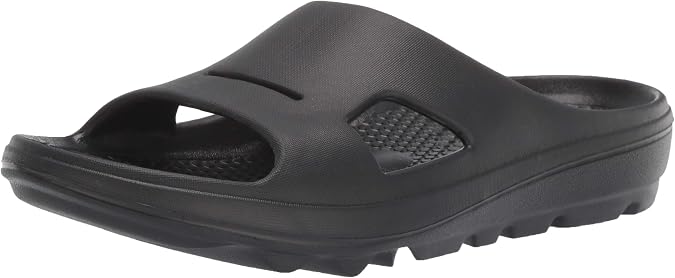 Spenco Women's Fusion 2 Slide Sandal, Black, 8 Medium US
