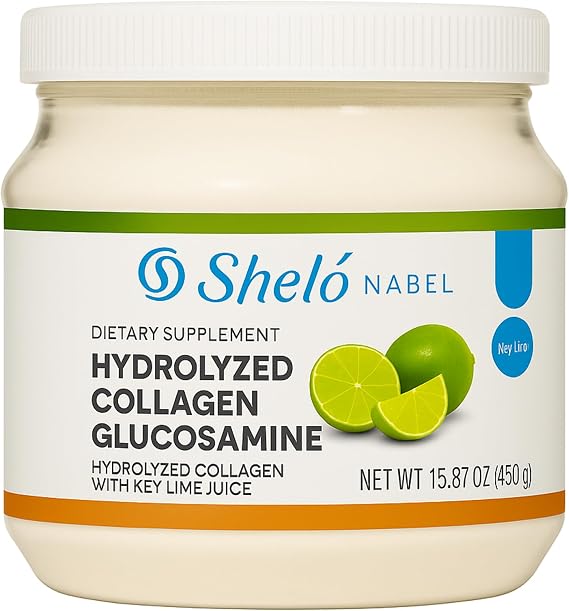 Colageno Limon Shelo Nabel Polvo/Collagen Lemon Powder Coyunturas Huesos Dolores Reumaticos, 15.87 oz