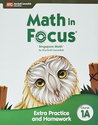 Extra Practice and Homework Volume A Course 1 Math in Focus Paperback January 28, 2019