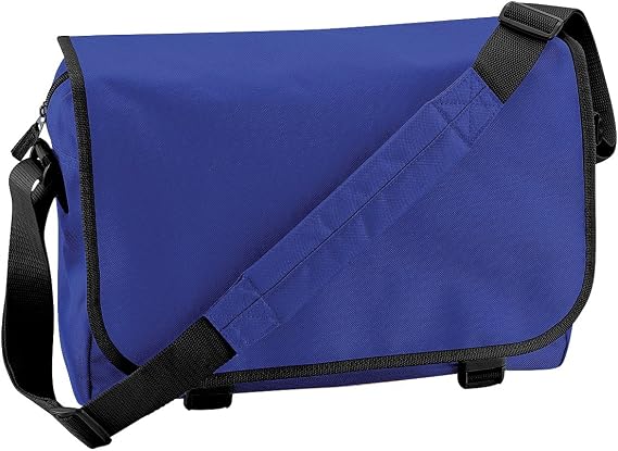 BagBase Adjustable Messenger Bag (11 Liters) (One Size) (Bright Royal)