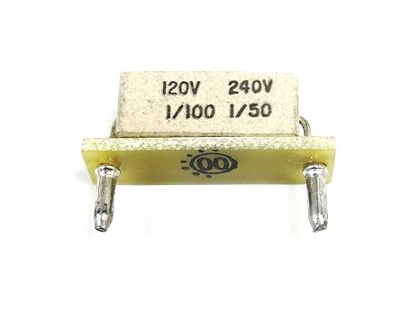 KB ELECTRONICS 9833 1 OHM, 1/100 to 1/50 HP @ 90 VDC, Resistor*1OHMS