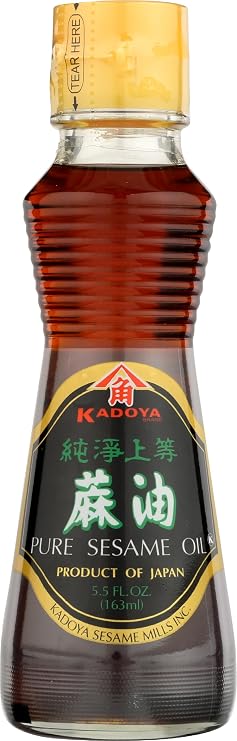 Kadoya 100% Pure Sesame Oil 5.5 oz Packaging may vary