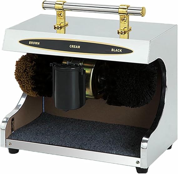 Shoe Polishing Machine, Automatic Household Fully Automatic Induction Shoe Polishing Machine, Electric Shoe Polishing Machine in Public Hotel Lobby,D