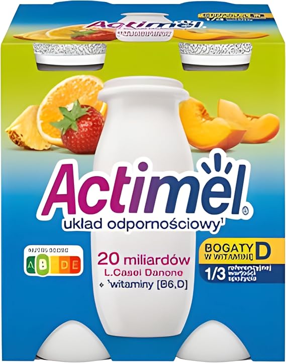 Katsy Style Fermented Milk Multi Fruit Flavor 400 g (4 x 100 g) | Probiotic Pairy Drink with Llive Cultures | Smooth Fermented Milk Beverage | Strawberry Raspberry blueberry blackcurrant taste