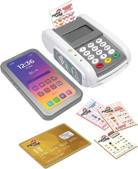 Oyuncak Sesli Pos Cihazı Full Fonksiyon Eğitici Öğretici Bol Efektli Aktivite Minik Marketçiler