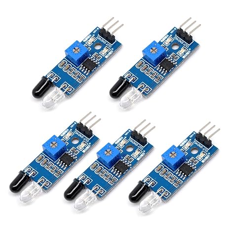 IR Infrared Obstacle Avoidance Sensor Module 5 Pack