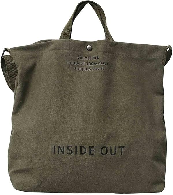 Sumleno Women Large Canvas Tote Handbags Casual Shoulder Work Bag Crossbody Top Handle Vintage Grunge Hobo Bag